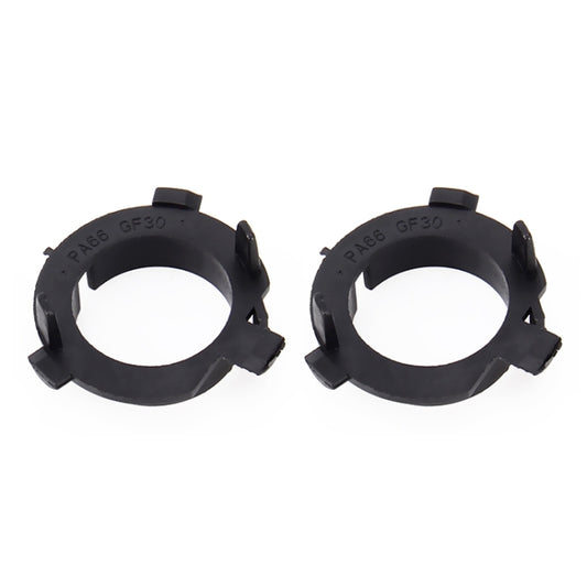 1 Pair H7 LED Headlight Bulb Retainers Holder Adapter for KIA Sorento/Sportage R/Grand Santa Fe/K3/K4/K5, Hyundai Sonata Generation 9(2015-2017)/Coupe/new Santafe/Veloster, For KIA/Hyundai