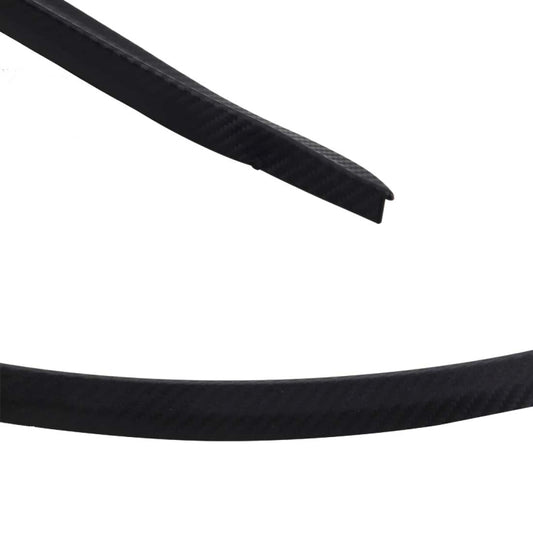 2 PCS 54cm Car Stickers Rubber Large Round Arc Strips Universal Fender Flares Wheel Eyebrow Decal Sticker Eyebrow Car-covers Black Striped Round Arc Strips, 45 x 2cm, 54cm, 75 x 2cm