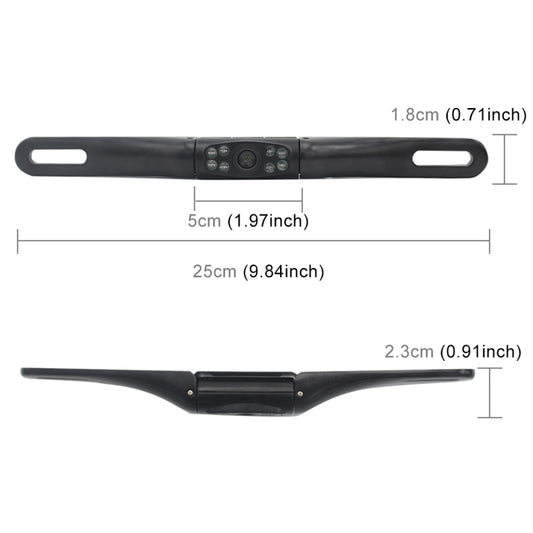 PZ413-C Car License Plate Frame 120 Degree Rear View Cameras, PZ413-C