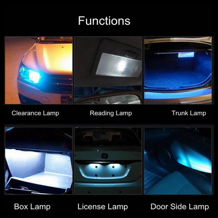 2 PCS 39mm DC12V / 1.2W / 6000K / 80LM 42LEDs SMD-3014 Car License Plate Light / Dome Light, with Decoder, 39mm