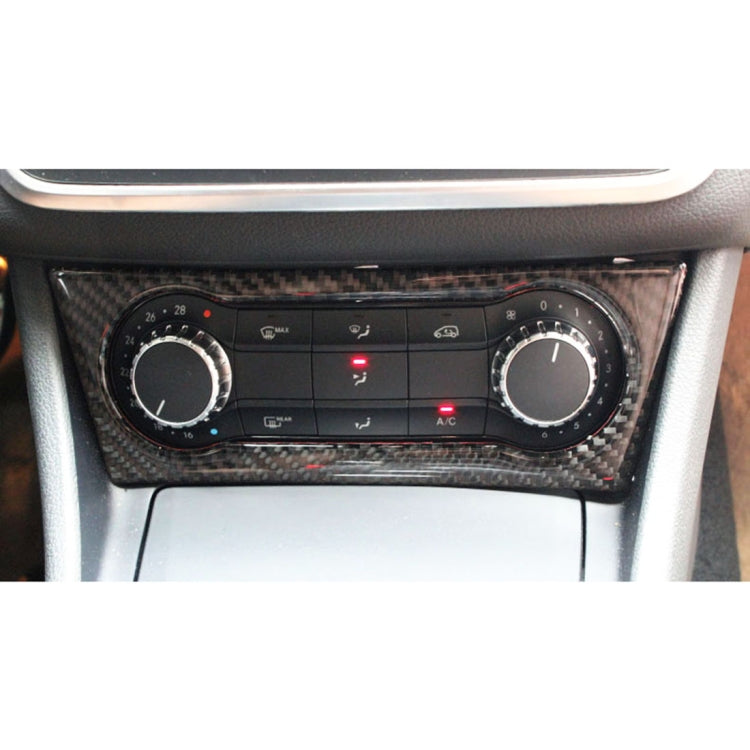 Car center console air control panel area with carbon fiber style trim