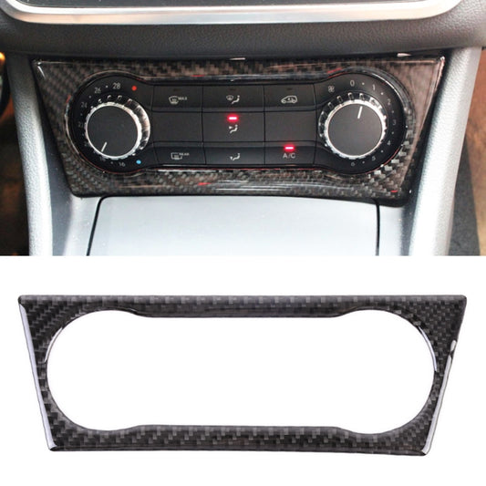 Carbon fiber style dashboard trim sticker for air control and sound panel