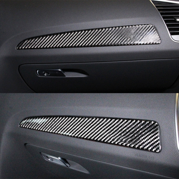 Car Carbon Fiber Dashboard Decorative Sticker for Audi A4L / A5 / Q5 2009-2016, Dashboard