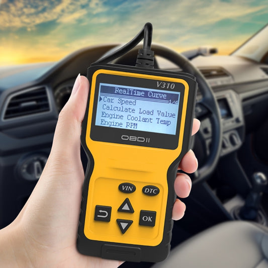 V310 Car Handheld V1.1 OBD2 Fault Detector OBD2 Diagnostic Tool, V310