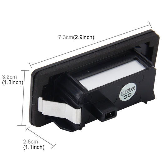 2 PCS 2W 120 LM Car License Plate Light with 24 SMD-3528 Lamps for Audi,Volkswagen, DC 12V, For Audi,Volkswagen