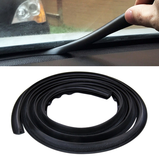 1.5m Car Instrument Desk Decorative Strip Rubber Chrome Decoration Strip Seal, 1.5m