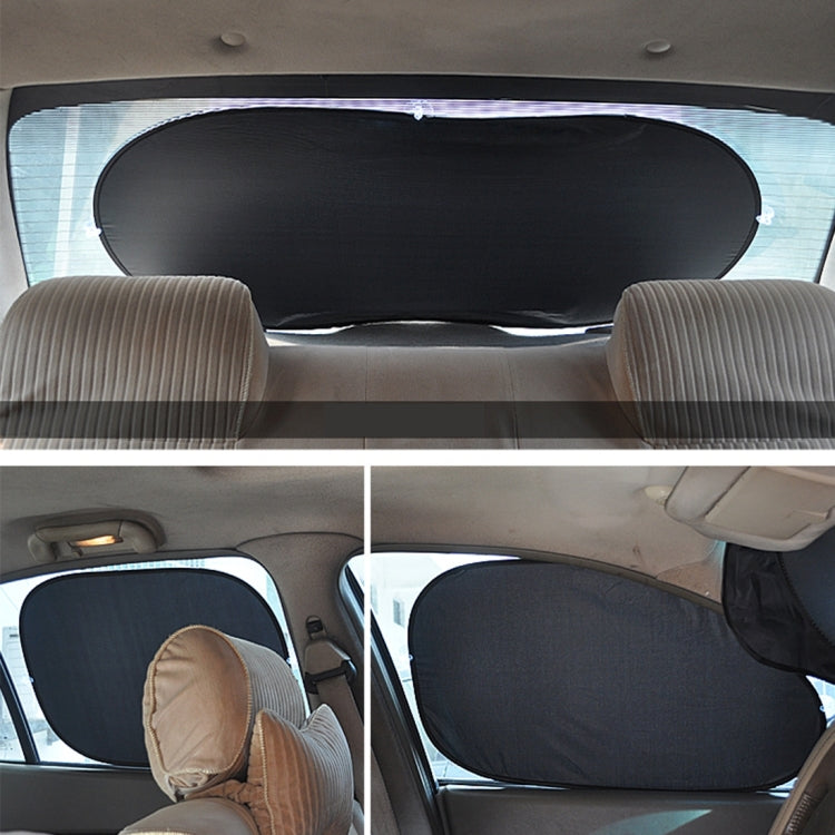 Coated silver car sun shade cloths for rear and side windows