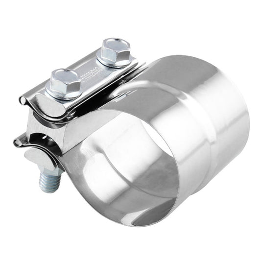 2.5 inch Car Turbo Exhaust Downpipe Stainless Steel Lap Joint Band Clamp, 2.5 inch