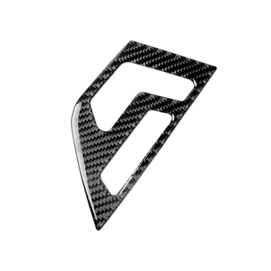 2 PCS Car Carbon Fiber Left Drive Seat Adjustment Panel Decorative Sticker for Mercedes-Benz W204 2007-2013, Left Drive Seat Adjustment (A)