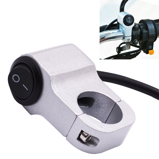 Motorcycle Headlight Auxiliary Light Aluminum Alloy Switches with Lock, Headlight Auxiliary Switches