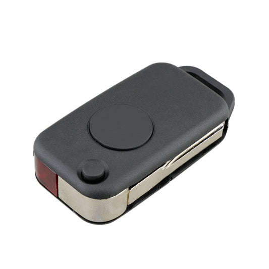 For Mercedes-Benz Car Keys Replacement 1 Button Car Key Case with Foldable Key Blade, 1 Button