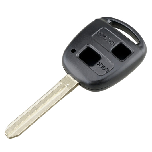 For TOYOTA Car Keys Replacement 2 Buttons Car Key Case with Key Blade, 2 Buttons