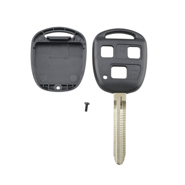 For TOYOTA Car Keys Replacement 3 Buttons Car Key Case with Key Blade, 3 Buttons