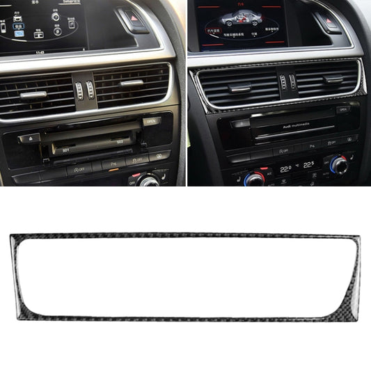 Carbon fiber-look air outlet frame sticker, fitted on dashboard vent