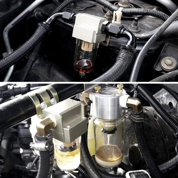 Engine Oil Separator Catch Reservoir Black Tank Can Manual Version for Honda Civic, Manual Version