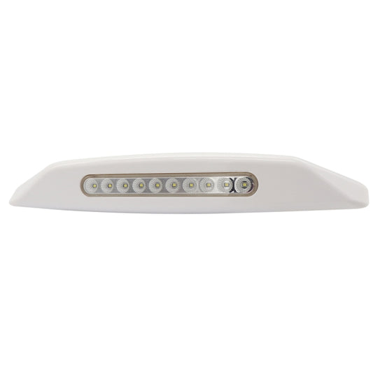 DC 12V 3W 6000K Marine Boat Caravan RV Waterproof LED Spotlights Stair Deck Dome Light Ceiling Lamp, White Shell