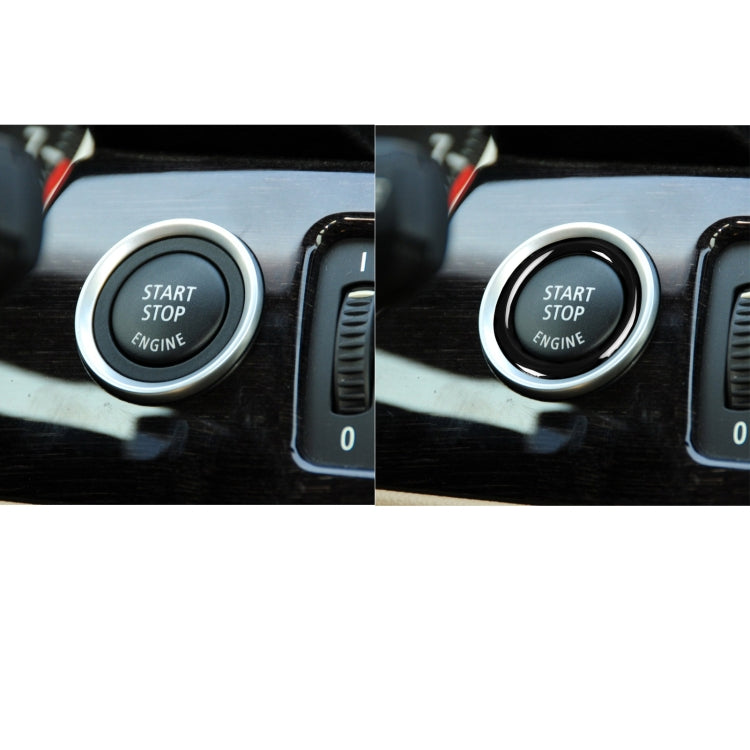 For BMW 3 Series E90/E92/E93 2009-2012 Car One-button Start Carbon Fiber Trim Ring, Left and Right Drive Universal, Car One-button Start