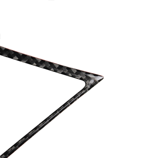 2 PCS Car Carbon Fiber Central Air Outlet Frame Decorative Sticker for Infiniti Q50 / Q60 2014-2020, Central Air Outlet Frame