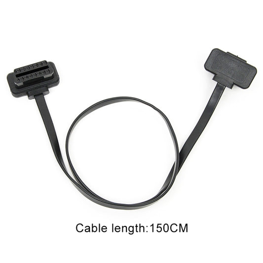 16PIN Car OBD Diagnostic Extended Cable OBD2 Male to Female Cable, Cable Length: 150cm, 150cm