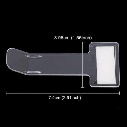 10 PCS Car Plastic Mounted Bill Clip Holder Parking Timing Car Ticket Holder, Plastic Mounted Clip