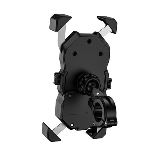 Motorcycle / Bicycle Semi-automatic Contraction Fixing Bracket Phone Holder, Phone Holder