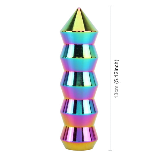 Universal Car Colorful Long Cone Shape Gear Head Gear Shift Knob, Long Cone Shape