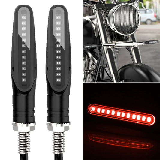 2 PCS D12V / 1W Motorcycle LED Waterproof Side Lights Turn Signal Light, Turn Light (Blue Light), Turn Light (Red Light), Turn Light, Turn Light (Yellow Light)
