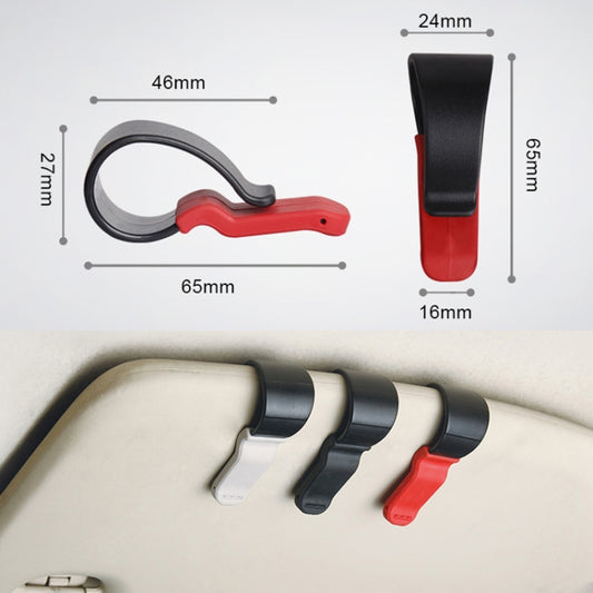 Multifunctional Car Glasses Mount Holder Card Bill Storage Clip