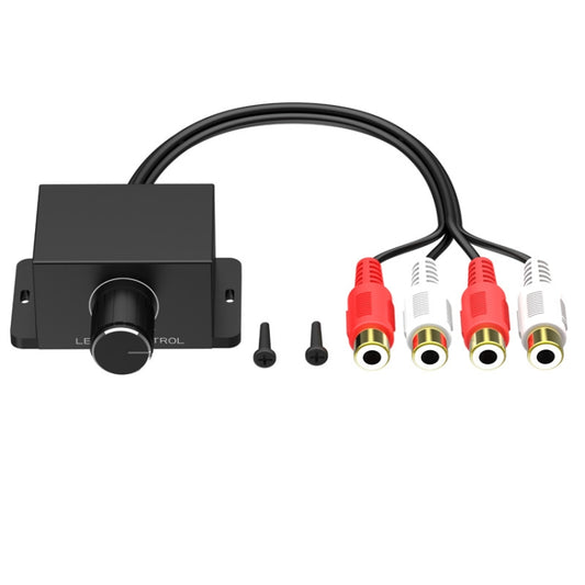 Universal Car Modified Panel Audio Volume Knob RCA Head Audio Volume Control Knob Volume Adjuster, Volume Adjuster