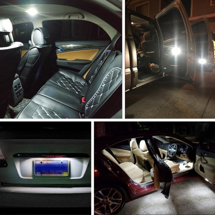 Car clearance LED lights in use, showing bright white illumination for visibility