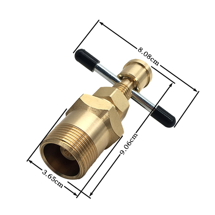 ZK-020 Car 15mm & 22mm Olive Remove Puller Solid Brass Copper Pipe Fitting, ZK-020