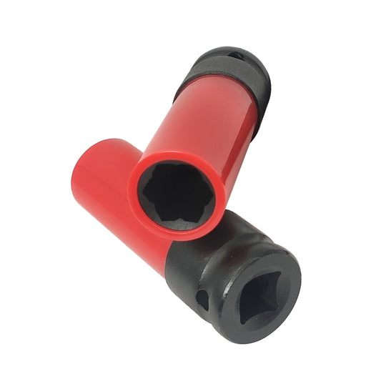ZK-059 Car 17mm Protective Wheel Lug Nut Socket with Plastic Sleeve for Mercedes-Benz S Class, ZK-059