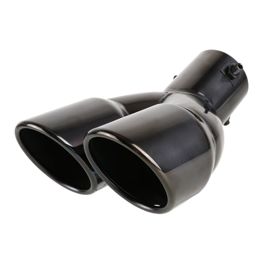 Universal Car Styling Stainless Steel Elbow Exhaust Tail Muffler Tip Pipe, Inside Diameter: 7.2cm, Elbow Inside Diameter: 7.2cm (Grey), Elbow Inside Diameter: 7.2cm (Blue), Elbow Inside Diameter: 7.2cm (Silver)