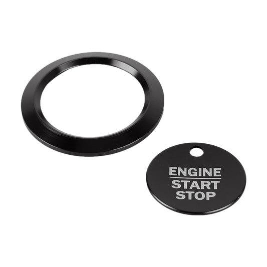 Car Engine Start Key Push Button Ring Trim Sticker Decoration for Ford F150, For Ford F150 (Black), For Ford F150 (Gold), For Ford F150 (Blue), For Ford F150 (Red), For Ford F150 (Silver)