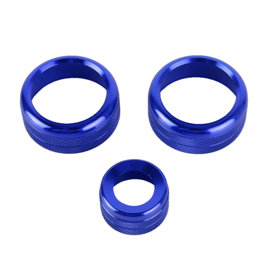 3 PCS Car Metal Air Conditioner Knob Case for BMW X1 / X2 / GT, For BMW X1 / X2 / GT (Blue), For BMW X1 / X2 / GT (Red), For BMW X1 / X2 / GT (Silver)