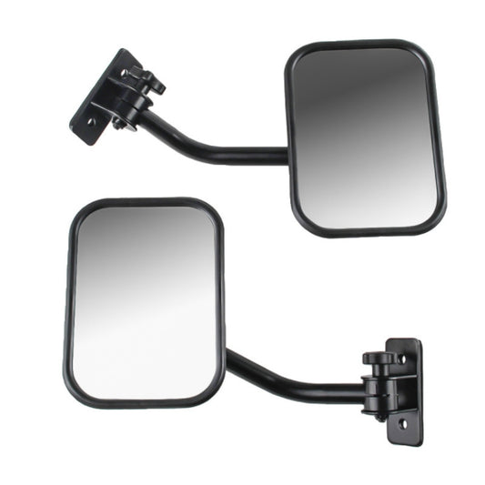 SF-JP-003 Pair Car Side Door Rearview Mirror Adjustable Shape Angle Lens Blind Spot Exterior Mirror for Jeep Wrangler, SF-JP-003
