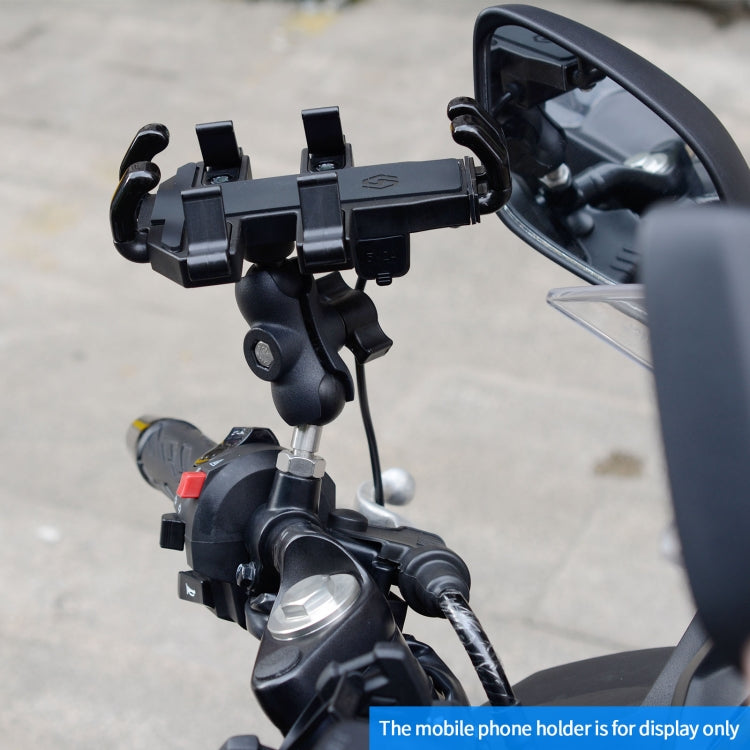 WUPP PJ-416A2 YF-213 Motorcycle Rearview Mirror Mount M10 Bracket Fixed Ball Head, M10