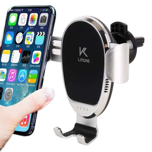 LINGKE Car Air Outlet Snap-in Gravity Mobile Phone Holder, Air Outlet Phone Holder