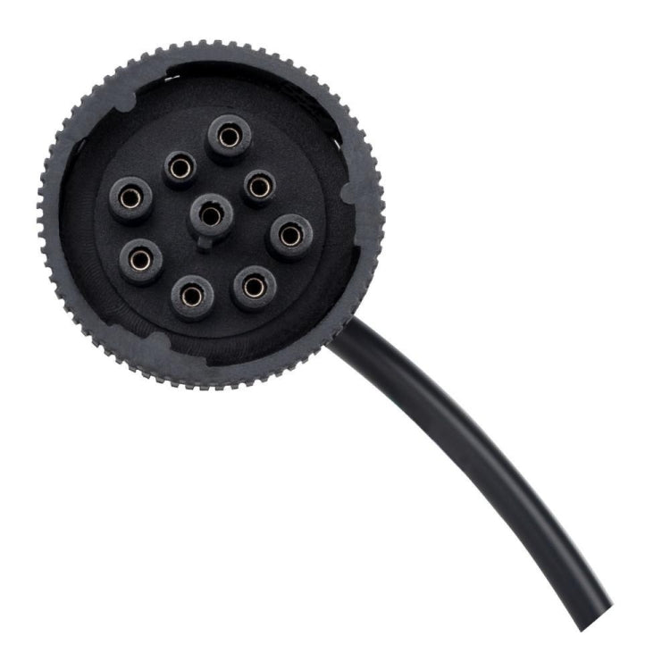 16-pin to J1939 9-pin truck cable, straight cable with two female connector ends