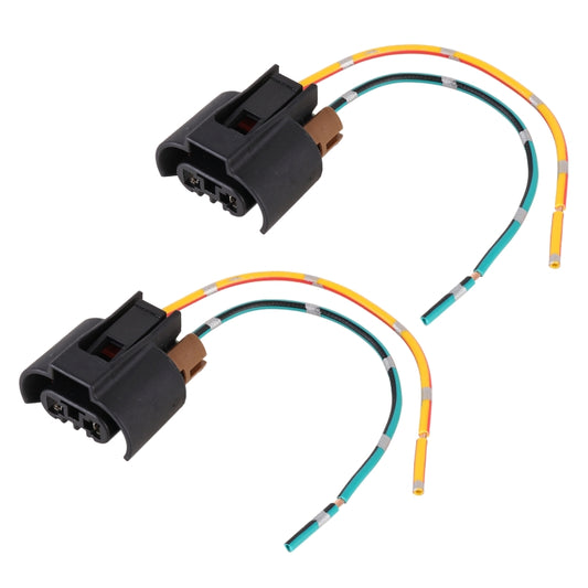 1 Pair 9005 Bulb Holder Base Female Socket with Cable for Toyota, For Toyota