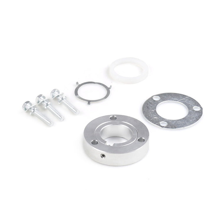 Gear shifter installation parts kit with spacer plate, gasket, O-ring, and bolts