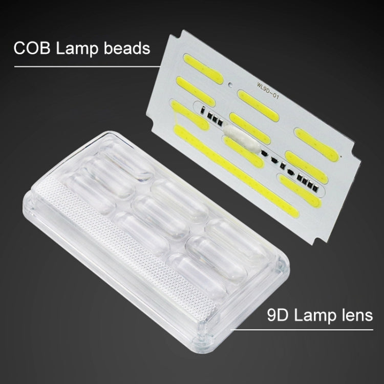 Waterproof LED side marker light with clear 9D lens and COB LED beads