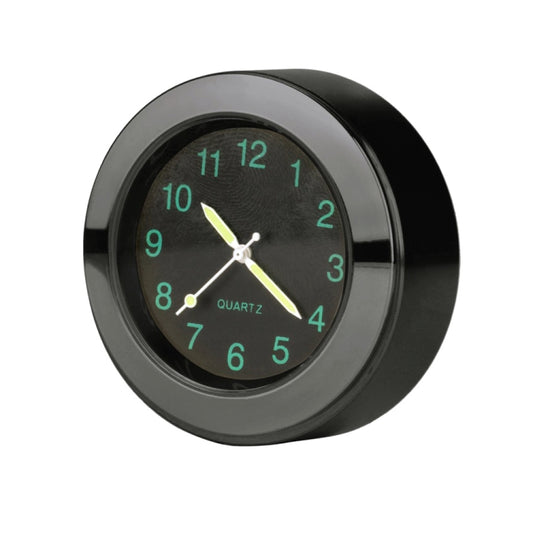 Motorcycle 22-25mm Handlebar Clock Quartz Watch with Lock, Quartz Watch (Black), Quartz Watch (Silver)