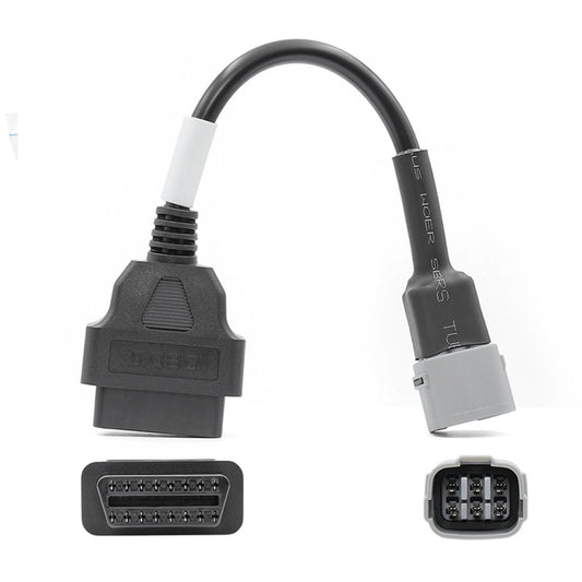 Motorcycle OBD 16PIN Female to 6PIN Connector Cable for Suzuki, For Suzuki