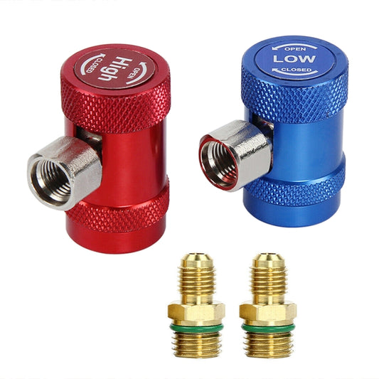 Car AC R1234YF Air Conditioning Fluorine 90 Degree Quick Joints, R1234YF