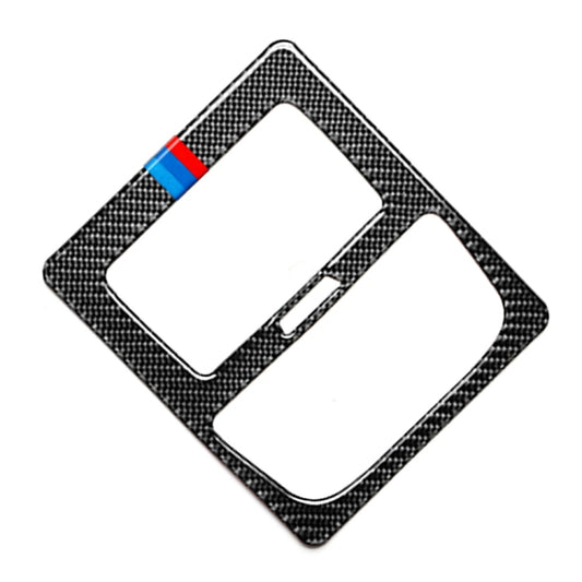 Car Carbon Fiber Rear Air Conditioning Vent 3-color Decorative Sticker for BMW G01 X3 2018-2020 / G02 X4 2019-2020, Left and Right Drive Universal, Rear Air Conditioning Vent 3-color