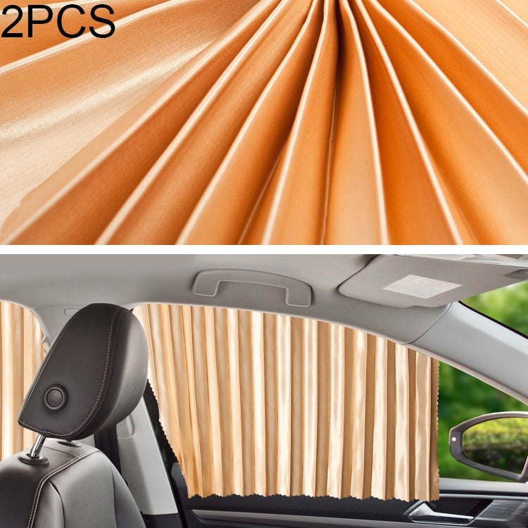 2 PCS Car Auto Sunshade Curtains Windshield Cover for the Rear Seat, Rear Seat, Silver, Rear Seat, Black, Rear Seat, Gold