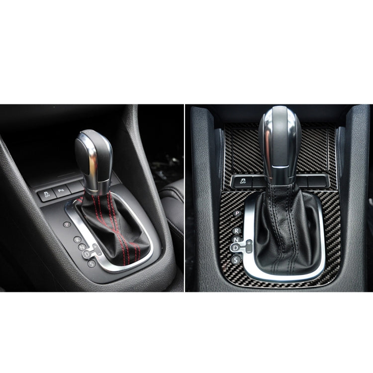 Carbon fiber ashtray frame trim installed on center console shifter surround, black weave.