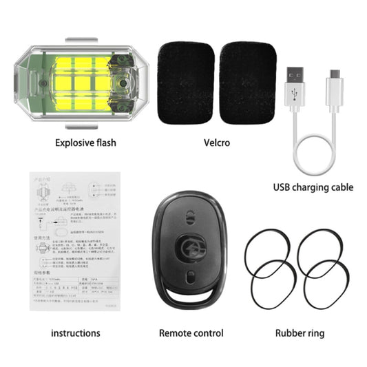 Motorcycle Super Waterproof Multi-Mode Strobe Light with Wireless Remote Control, Multi-Mode Strobe Light w