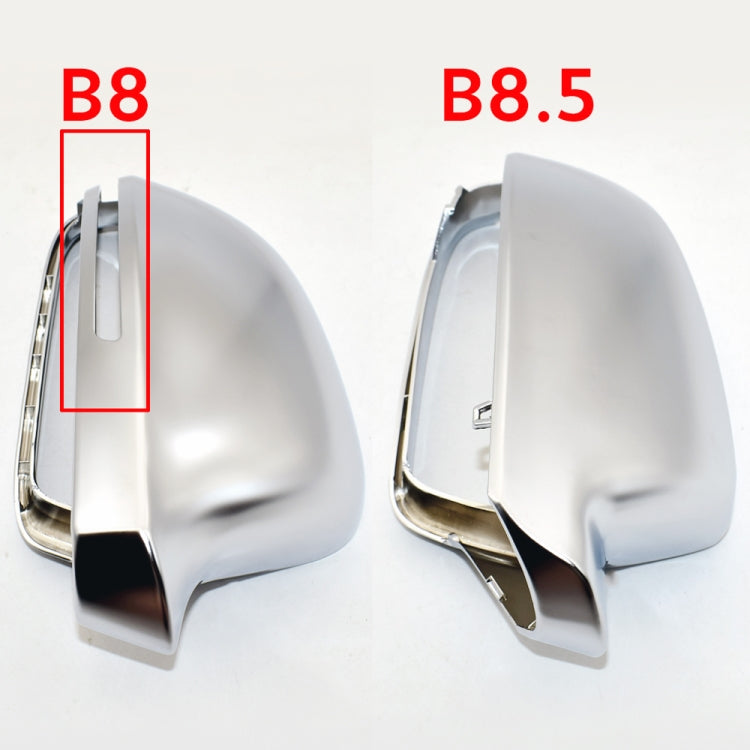 Side mirror turn signal housings, two variants with clear lenses and amber LED strip